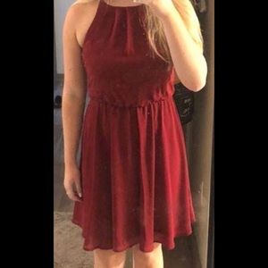 Maroon Dress